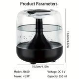 Ultrasonic Cool Mist Essential Oil Humidifier With Nightlight