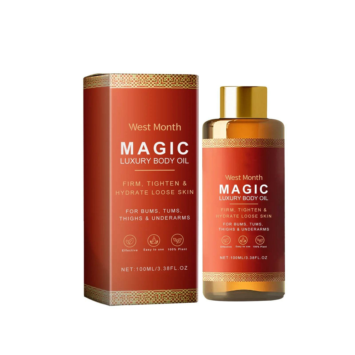 Body Massage Oil Deep Moisturizing Tightening Firming Care