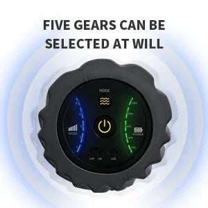 Electric Rechargeable Vibrating Foam Roller Deep Tissue Massager - Omega Lifestyles