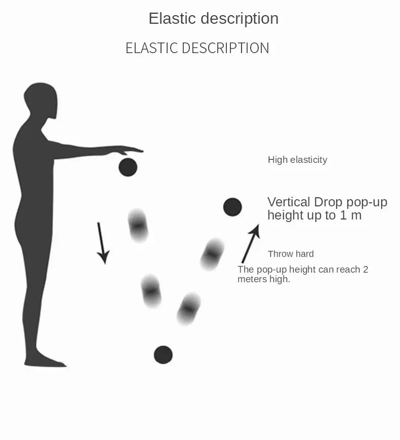 Portable 6.3cm Rubber Massage Ball For Muscle Relief - Omega Lifestyles