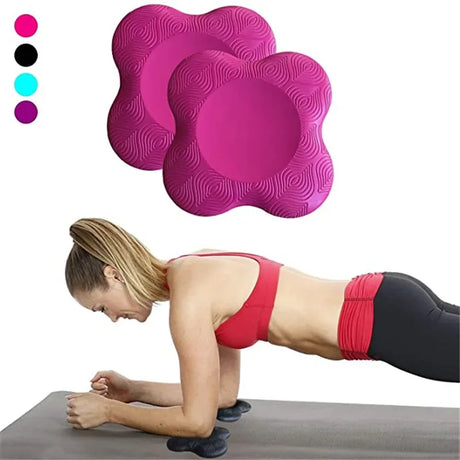 Pair of Extra Thick Yoga Knee Pads TPE Cushion - Omega Lifestyles