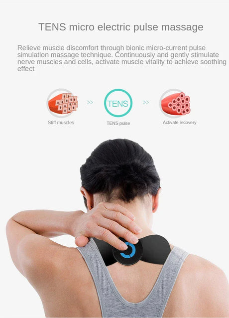 Portable Electric Neck Back Massager With 10 Adjustable Modes - Omega Lifestyles