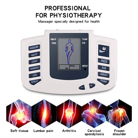 Digital EMS Muscle Stimulator TENS Full Body Massager - Omega Lifestyles