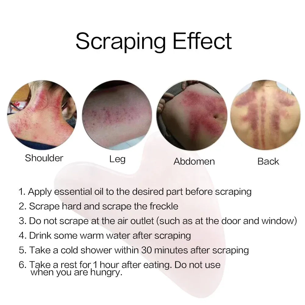 Pink Resin Jade Roller And Gua Sha Facial Massage Set - Omega Lifestyles