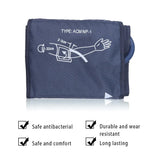 Adult Adjustable Length Arm Blood Pressure Cuff Polyester Velcro - Omega Lifestyles