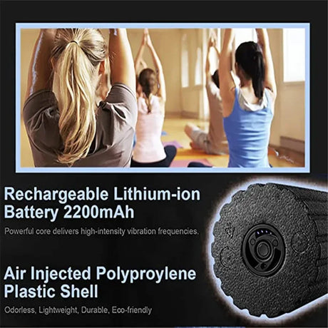 Electric Vibration Yoga Foam Roller Muscle Recovery Massager - Omega Lifestyles