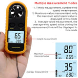 Digital Mini Air Velocity Wind Speed Meter Anemometer - Omega Lifestyles