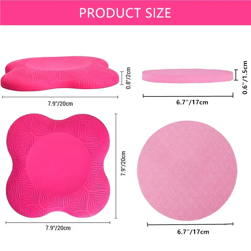 Pair of Extra Thick Yoga Knee Pads TPE Cushion - Omega Lifestyles