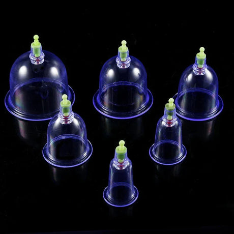 12-Piece Vacuum Cupping Therapy Set With Pump - Omega Lifestyles