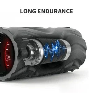 Electric Rechargeable Vibrating Foam Roller Deep Tissue Massager - Omega Lifestyles