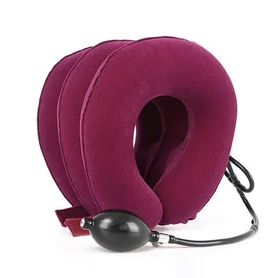 Inflatable 4-Layer Air Cervical Traction Neck Massager - Omega Lifestyles