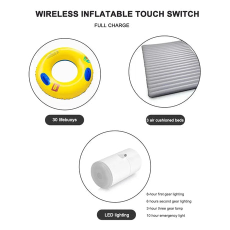 Ultralight Waterproof USB Charging Air Pump Light - Omega Lifestyles