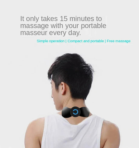 Portable Electric Neck Back Massager With 10 Adjustable Modes - Omega Lifestyles