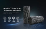 Electric Rechargeable Vibrating Foam Roller Deep Tissue Massager - Omega Lifestyles
