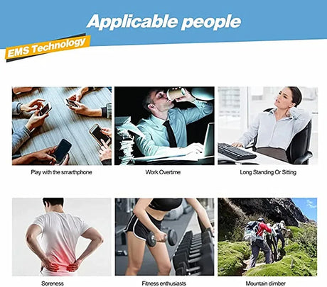 Portable Electric Neck Back Massager With 10 Adjustable Modes - Omega Lifestyles