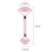 Pink Resin Jade Roller And Gua Sha Facial Massage Set - Omega Lifestyles