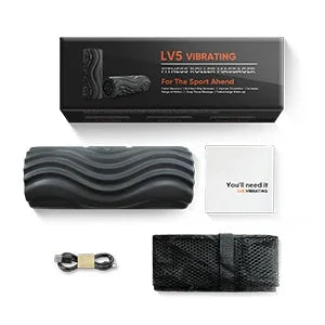 Electric Rechargeable Vibrating Foam Roller Deep Tissue Massager - Omega Lifestyles