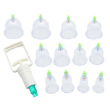 12-Piece Vacuum Cupping Therapy Set With Pump - Omega Lifestyles