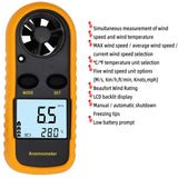 Digital Mini Air Velocity Wind Speed Meter Anemometer - Omega Lifestyles