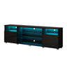 Modern High Gloss LED TV Stand With Storage Cabinet