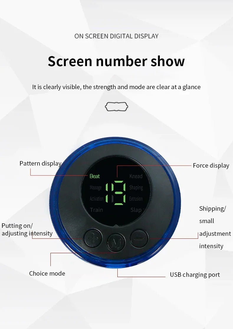 Electric Pulse Neck Massage Device With 8 Modes - Omega Lifestyles