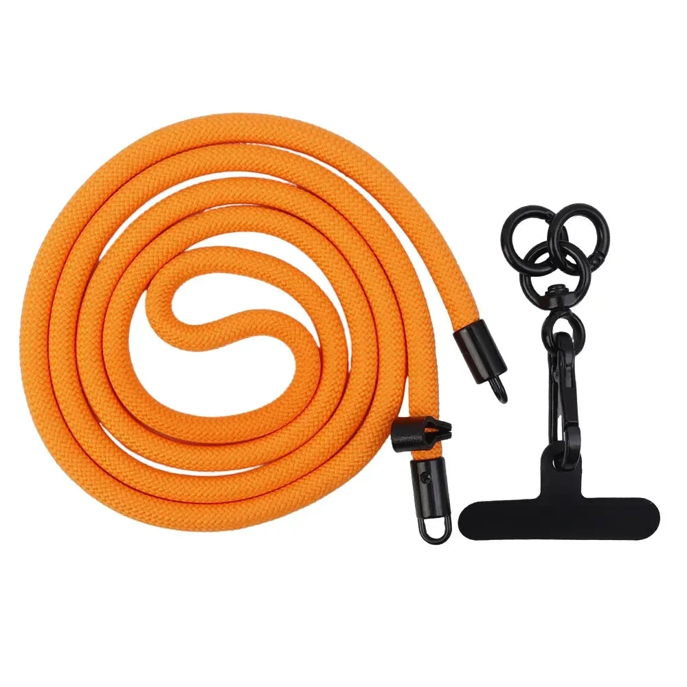 120cm Thick Adjustable Polyester Crossbody Phone Lanyard