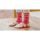 Pack Of 5 Kids Cartoon Non-Slip Cotton Socks