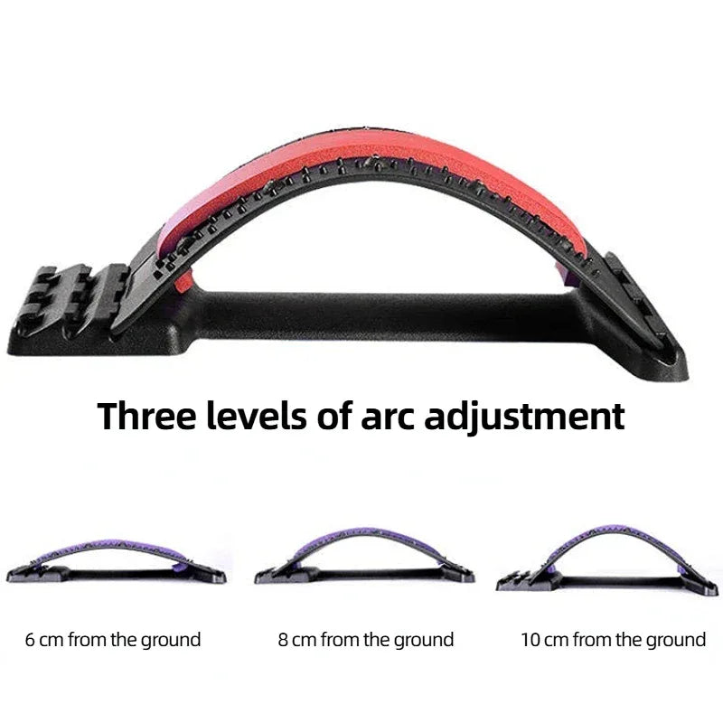 Magnetic Therapy Adjustable Back Stretcher Lumbar Massager - Omega Lifestyles