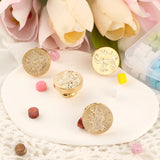 Brass Wax Seal Stamp With Removable Wooden Handle - Omega Lifestyles