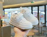 Breathable PU Leather Children's Casual Hook & Loop Sneakers - Omega Lifestyles