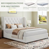 Upholstered Velvet Tufted Bed Frame - Omega Lifestyles