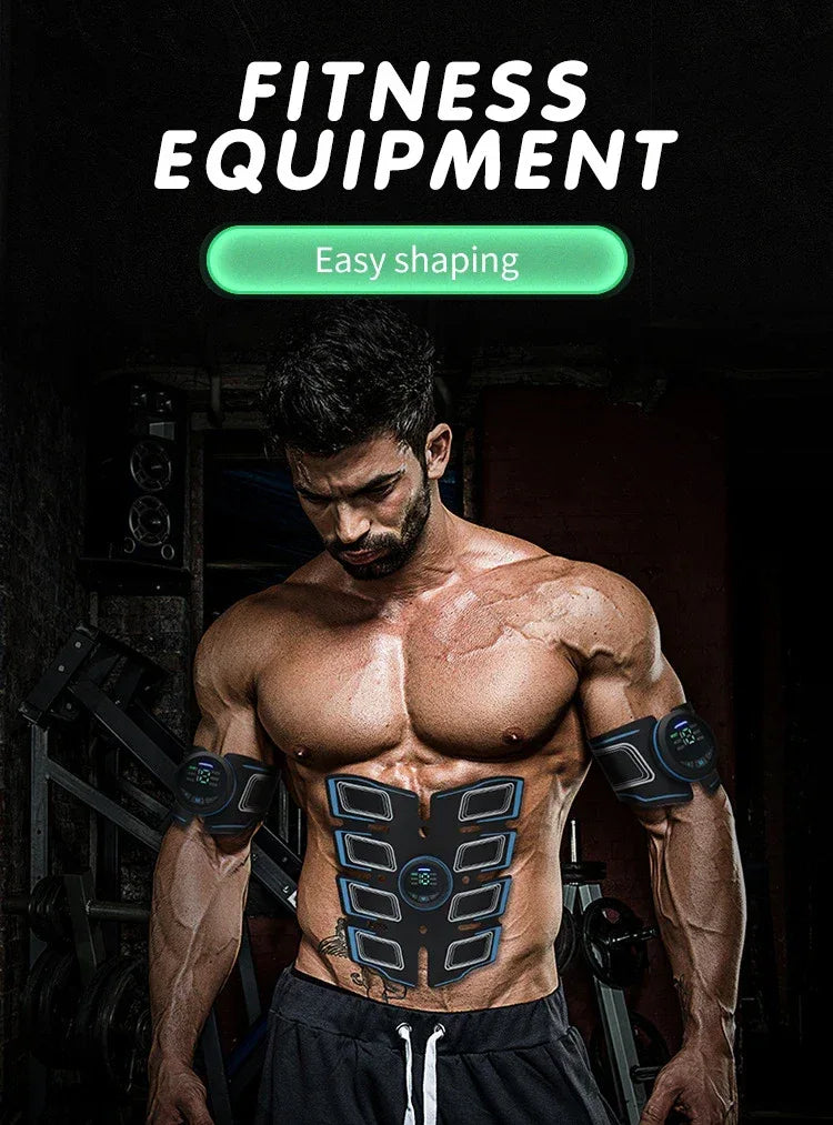 EMS Portable Electrical Muscle Trainer Fitness Body Massager - Omega Lifestyles