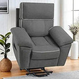 Electric Overstuffed Power Lift Recliner Chair - Omega Lifestyles