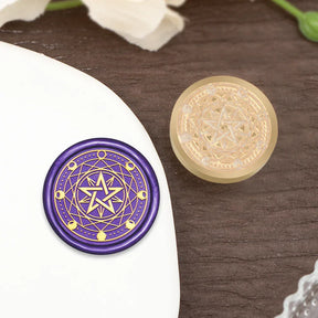 Vintage Halloween Skull Tree Wax Seal Stamp Brass Head - Omega Lifestyles