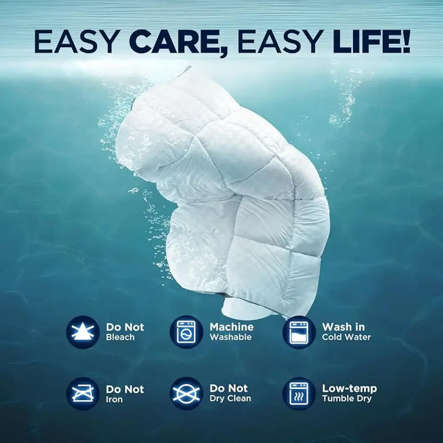 300TC Cotton Pillow Top Breathable Mattress Topper Twin - Omega Lifestyles