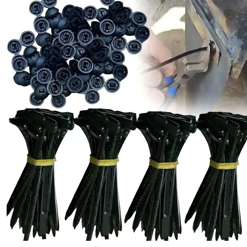 Heavy-Duty Self-Locking Nylon Cable Tie Buckles Set - Omega Lifestyles