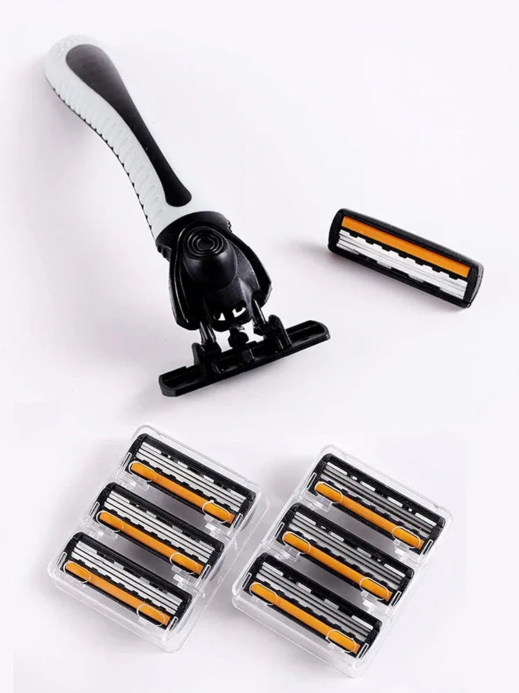 19-Piece Stainless Steel Razor Blade Refills For Men - Omega Lifestyles