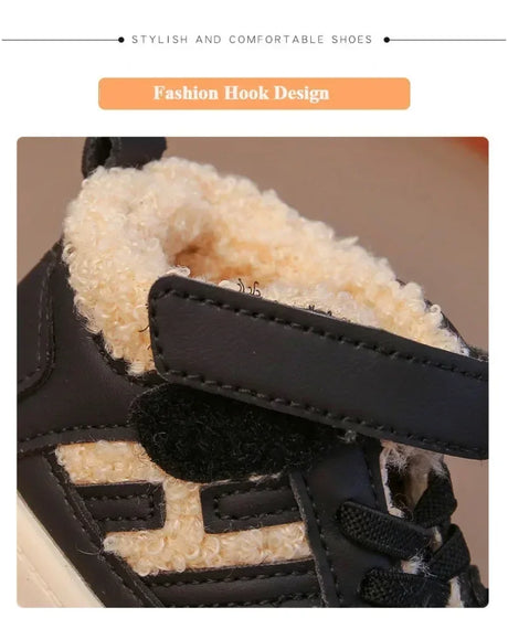 Winter Kids Plush Lined Anti-Slip Snow Boots - Omega Lifestyles