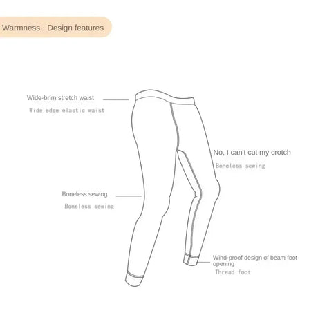 Children's Fleece Warm Velvet Thickened Winter Leggings - Omega Lifestyles