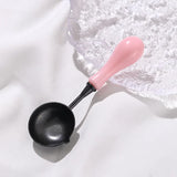 Wood Handle Non-Stick Double Spout Wax Seal Spoon - Omega Lifestyles