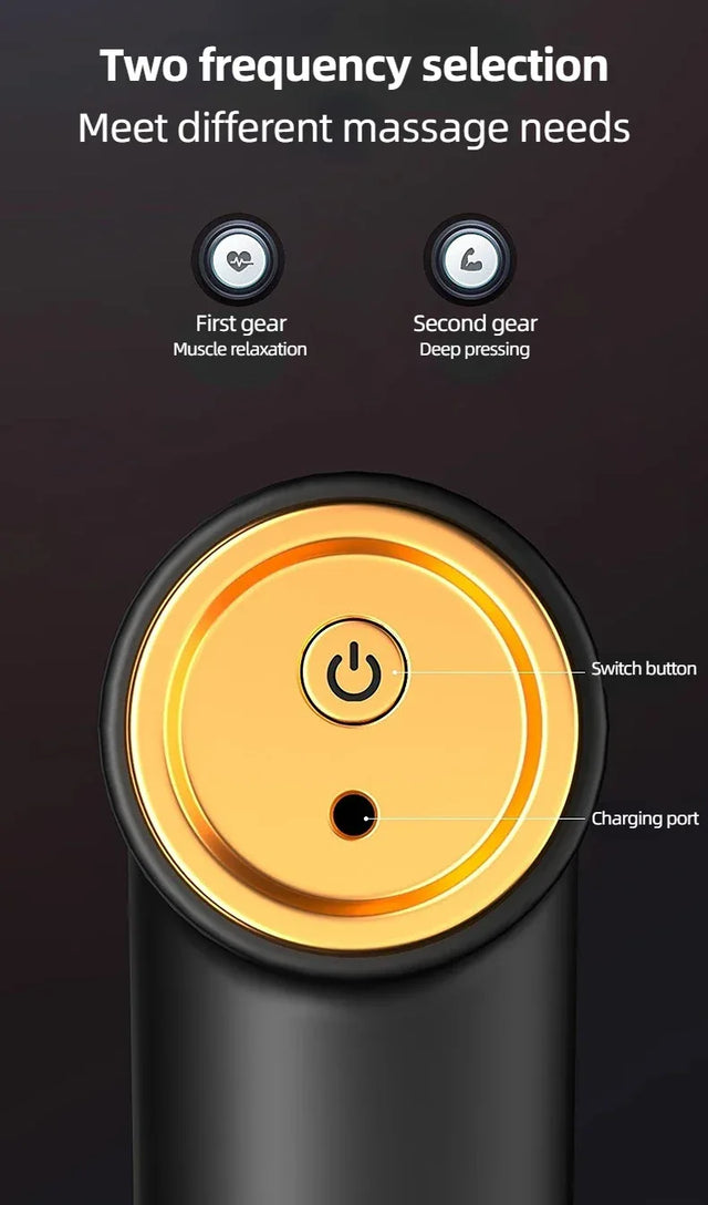 Portable Mini Deep Muscle Relief Massage Gun - Omega Lifestyles