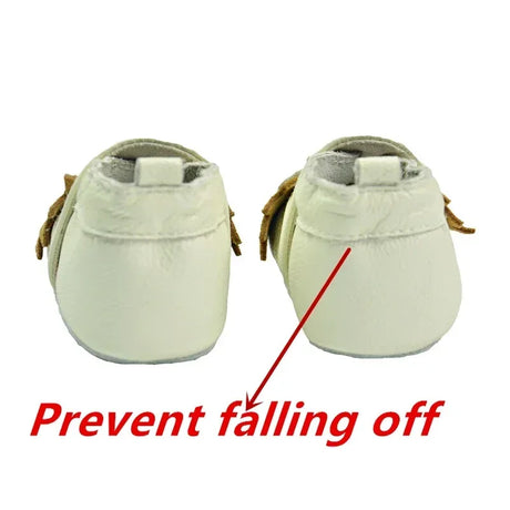Breathable Leather Baby Shoes Soft First Walkers - Omega Lifestyles