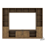 Modern 4-Piece Wall Unit TV Stand With Bookshelves