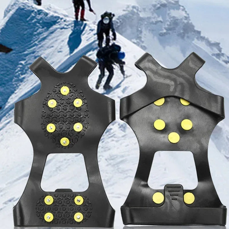 Pair Anti-Skid TPR Ice Gripper Snow Crampons - Omega Lifestyles