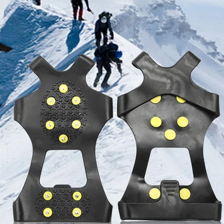 Pair Anti-Skid TPR Ice Gripper Snow Crampons - Omega Lifestyles