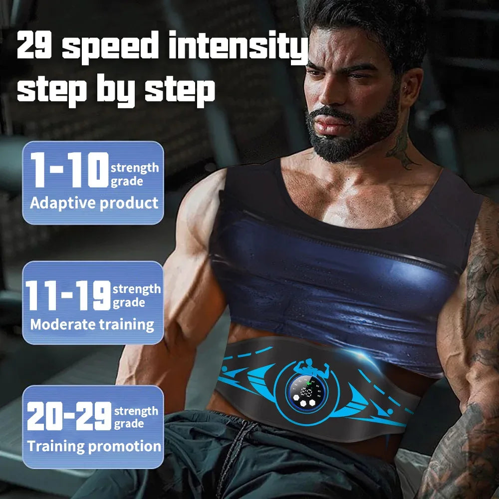 EMS Abdominal Toning Waist Muscle Stimulator Massager - Omega Lifestyles