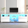 Modern High Gloss LED TV Stand With Storage Cabinet