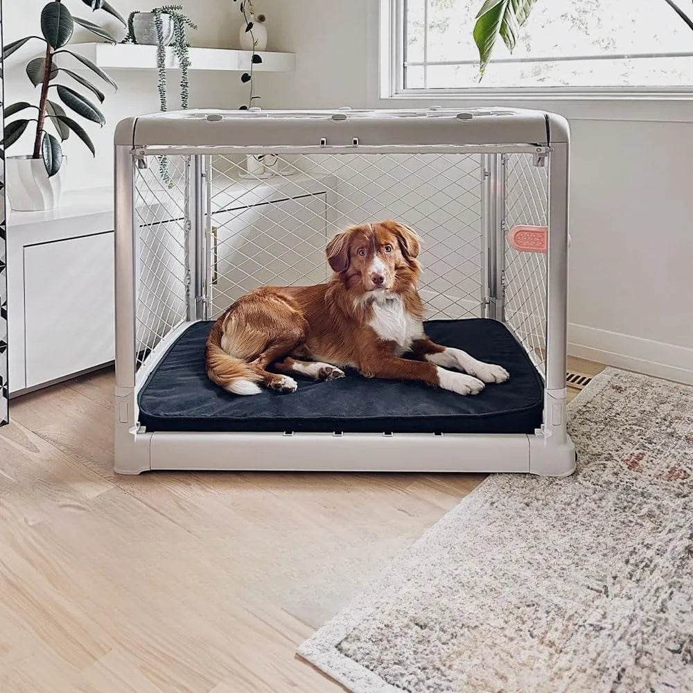 Collapsible Portable Travel Dog Crate With Wheels - Omega Lifestyles