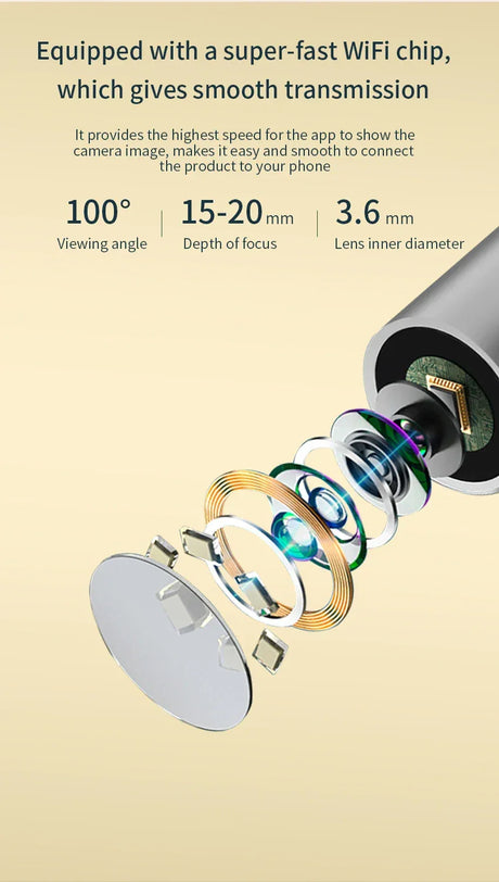 Wireless Visual Ear Cleaner With Camera Endoscope Tool - Omega Lifestyles