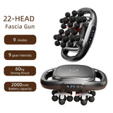 22-Head High-Frequency Vibration Body Massage Gun - Omega Lifestyles